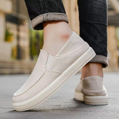 Casual linen shoes for odor prevention