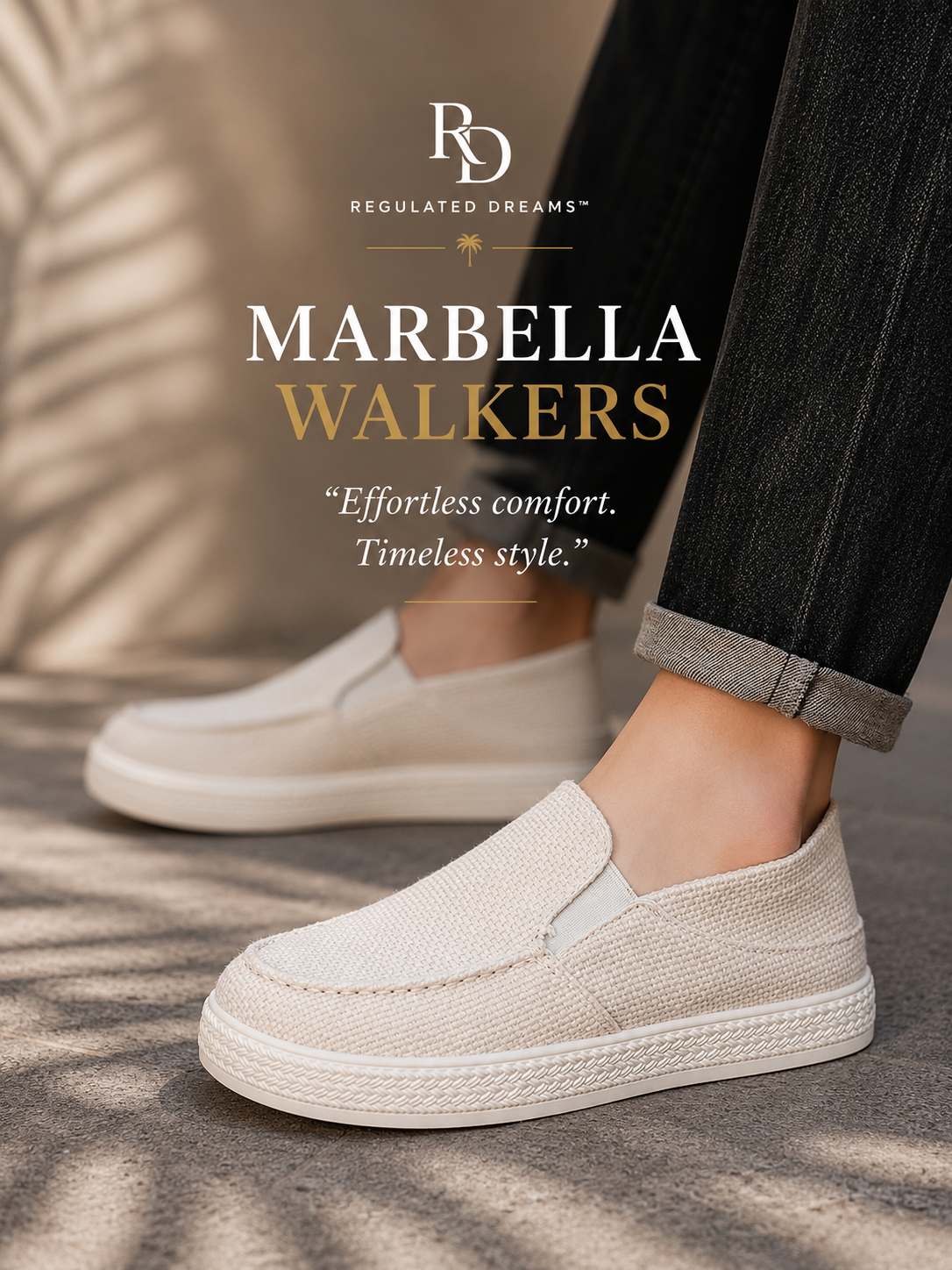 Casual linen shoes for odor prevention