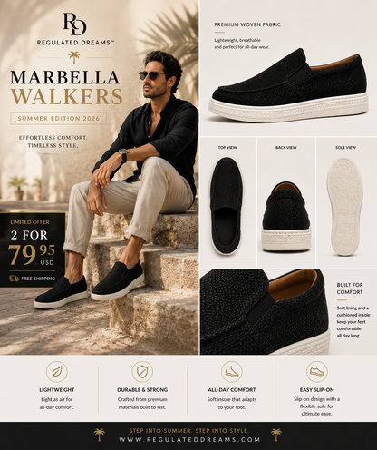 Line Regulated casual Marbella Walkers